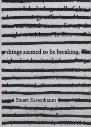 things seemed to be breaking by Stuart Kestenbaum